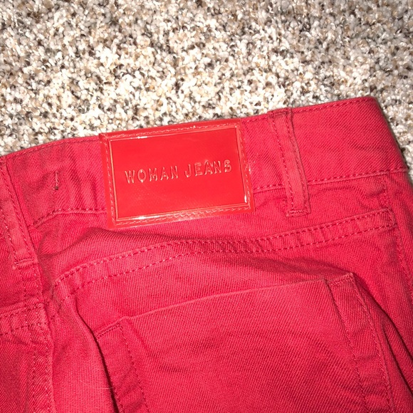 Zara red jeans zipper - Picture 4 of 7